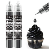 Colorant alimentar în gel - HXDZFX 2×30ml, colorant alimentar fără zahăr, foarte concentrat, pentru decorarea torturilor, fondant alb, macaroane, prăjituri, copt, ouă de Paște, slime (mov struguri)