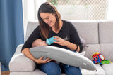 Innovagoods - Pernă de alăptare multifuncțională, Design ergonomic pentru relaxarea mamei și a copilului, Reglabilă pentru diferite poziții, Lavabilă, Colorată, Polycotton Accesorii Hrana si Alaptare Bebe Naty Shop