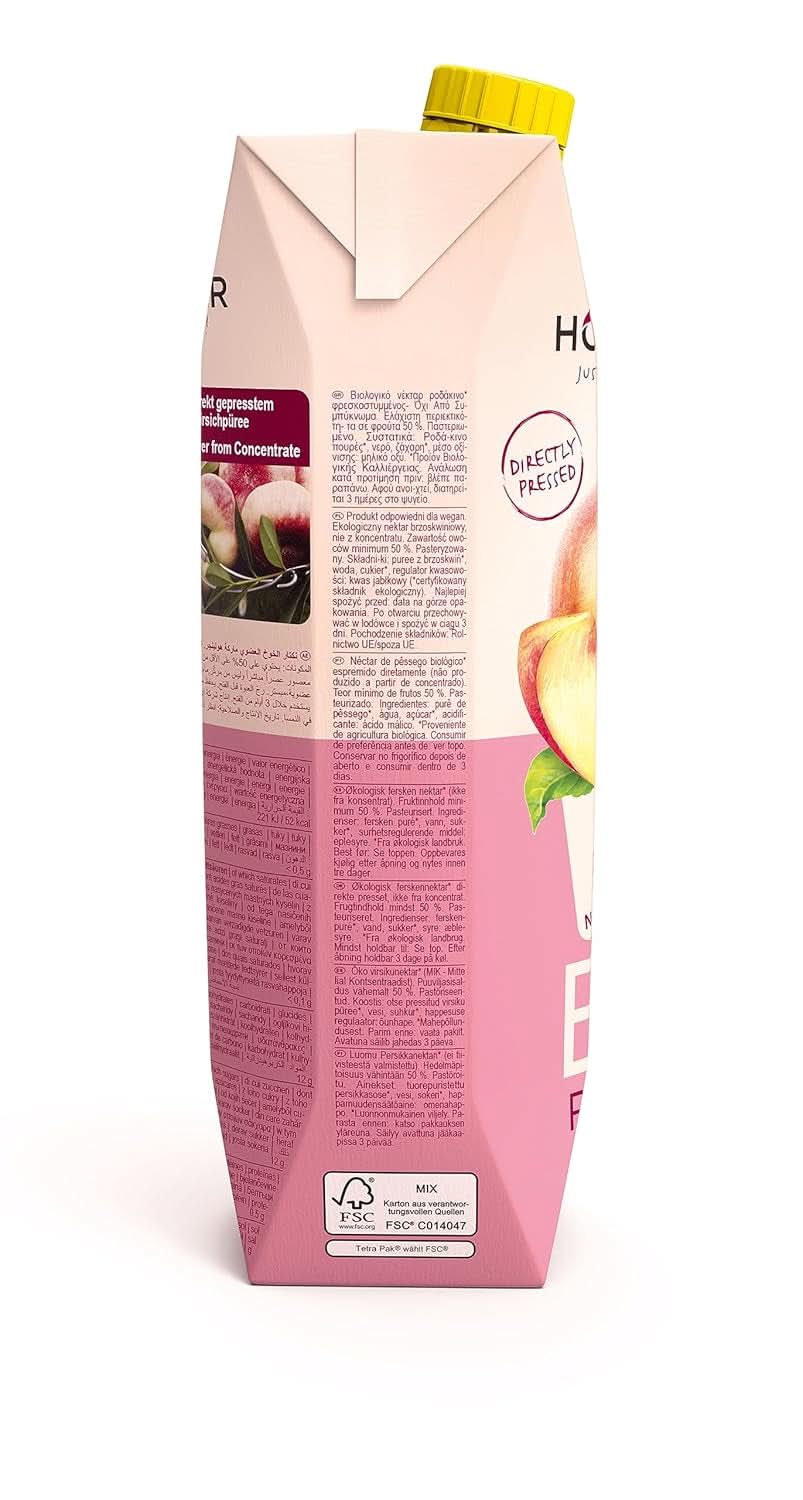 BIO Piersica, 1 litru Bauturi fara alcool Naty Shop