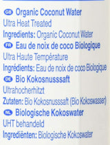 FOCO Apă de nucă de cocos organică, pură, răcoritoare, băutură sport, 100 % apă de nucă de cocos - 6 X 1 litru Naty Shop