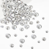 Beadsland 2500Pcs Glas Nailart Strasssteine Kristall Flatback Edelsteine Runde, ​​Für Handwerk Gemischt 8 Größen SS4 ~ SS30 Mit Picking Pinzette Und Stift (Kristall Weiss)