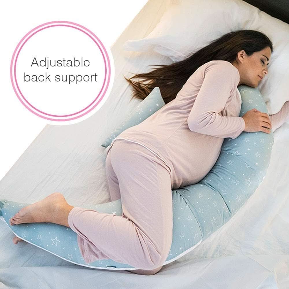 Nuvita 7100 Dreamwizard, Perna de alăptare, multifuncțională 12 în 1 cu suport lombar reglabil Accesorii Hrana si Alaptare Bebe Naty Shop