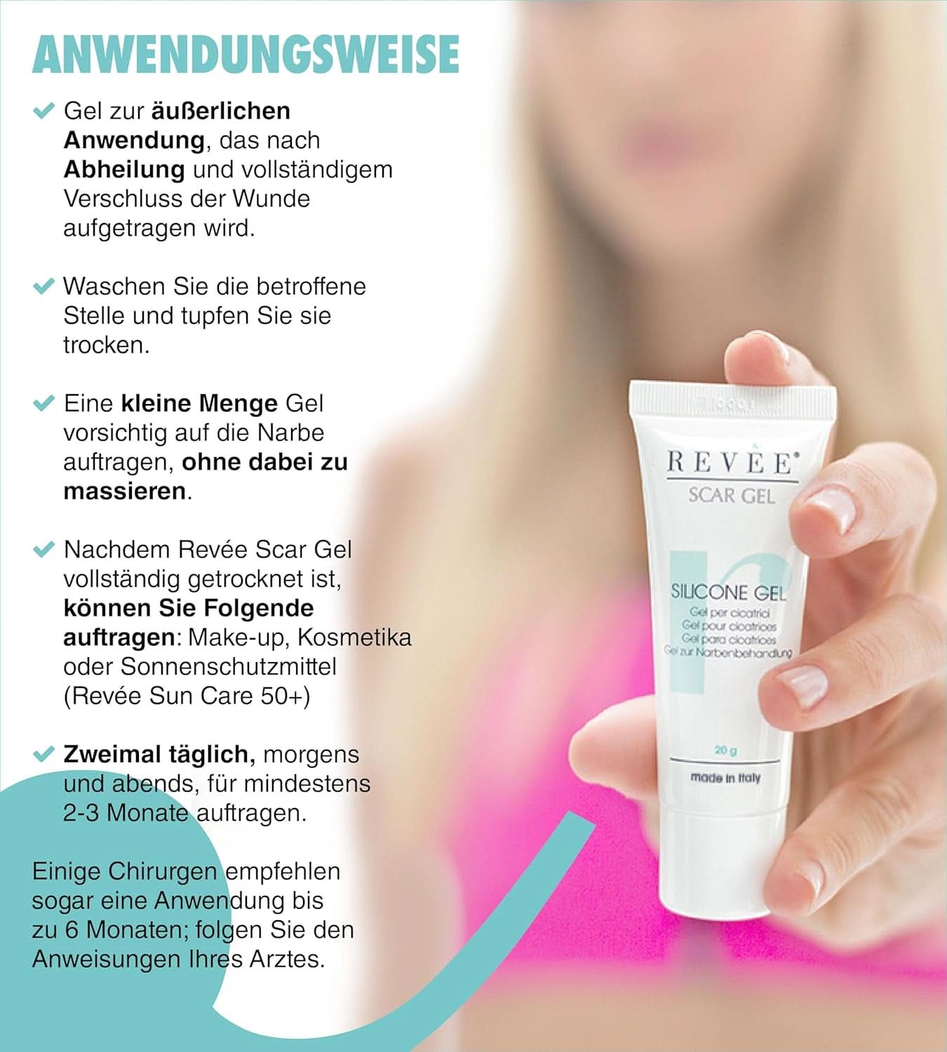 Revée Scar Gel, Gel topic pentru cicatrici Naty Shop