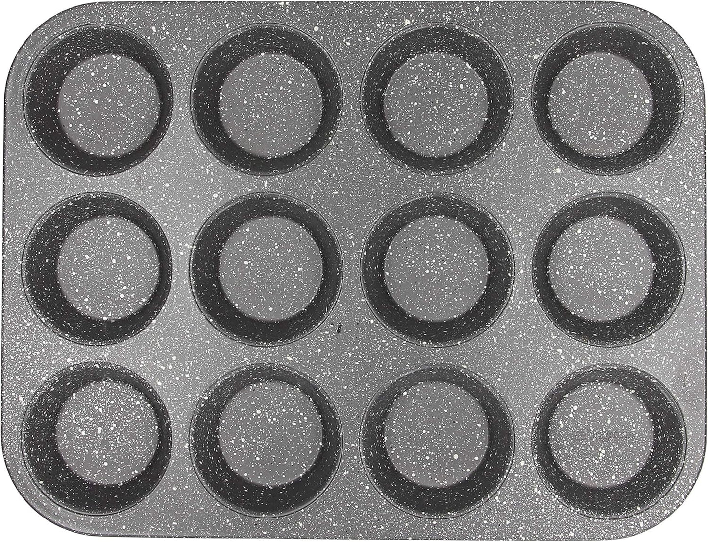Pure Roq Muffinform Für 12 Muffins, Aluminium, Schwarz Matrite si tavi pentru copt Naty Shop