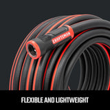 Furtun de apă robust, furtun flexibil, furtun de grădină, diametru 1,6 cm x lungime 15,2 m