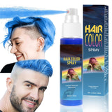 Hairspray Colour - 30ml Spray temporar de culoare pentru păr verde, vopsea de păr naturală Spray temporar de culoare pentru păr, vopsea de păr lavabilă pentru păr pentru petrecere Cosplay Halloween (verde) Vopsea pentru par Naty Shop Albastru