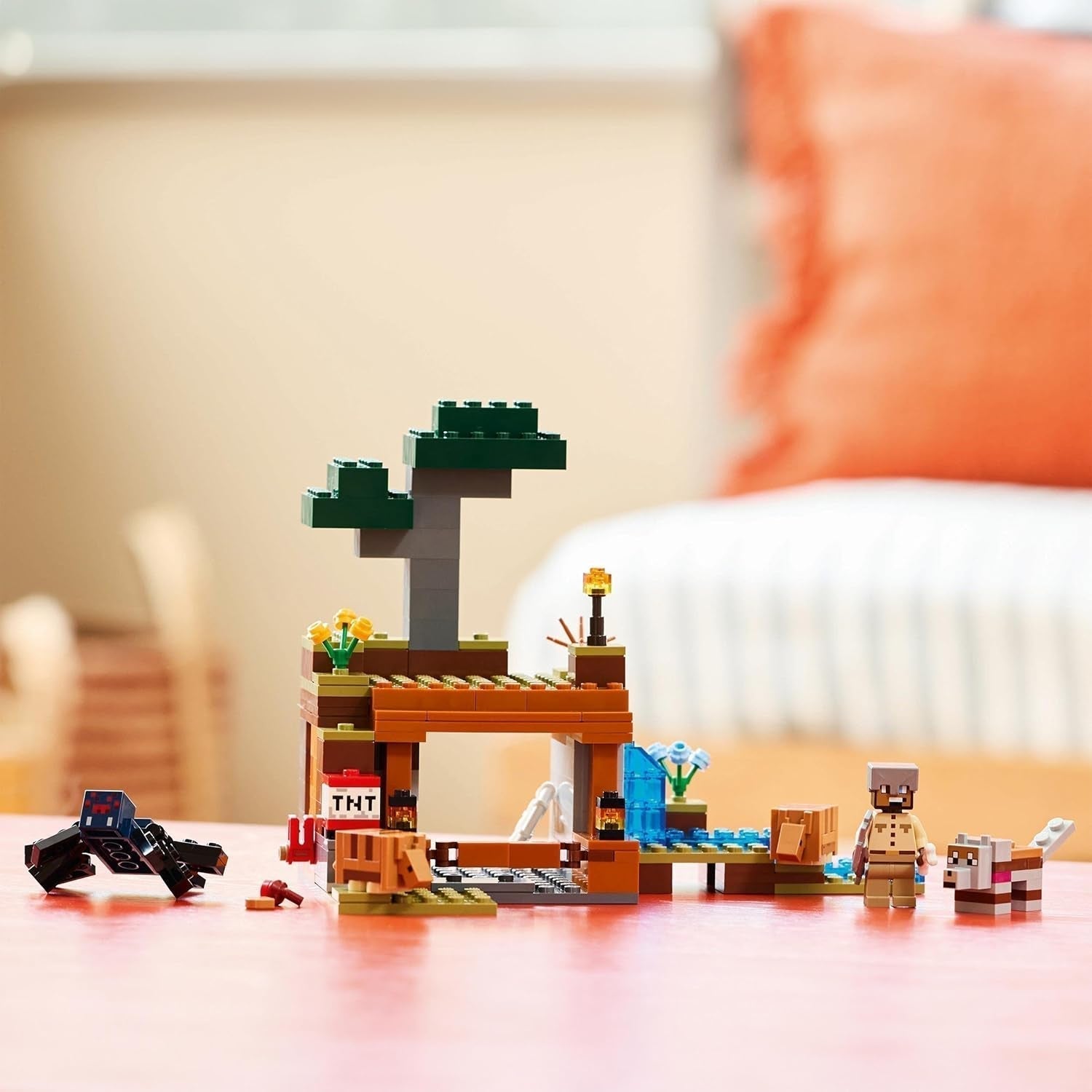 LEGO Minecraft Expediția la mina Dungeon, set cu minifigurine din jocul video, jucărie de construit cu personaje, cadou pentru băieți și fete de la 8 ani 21269 Seturi de constructie Besuche den LEGO-Store