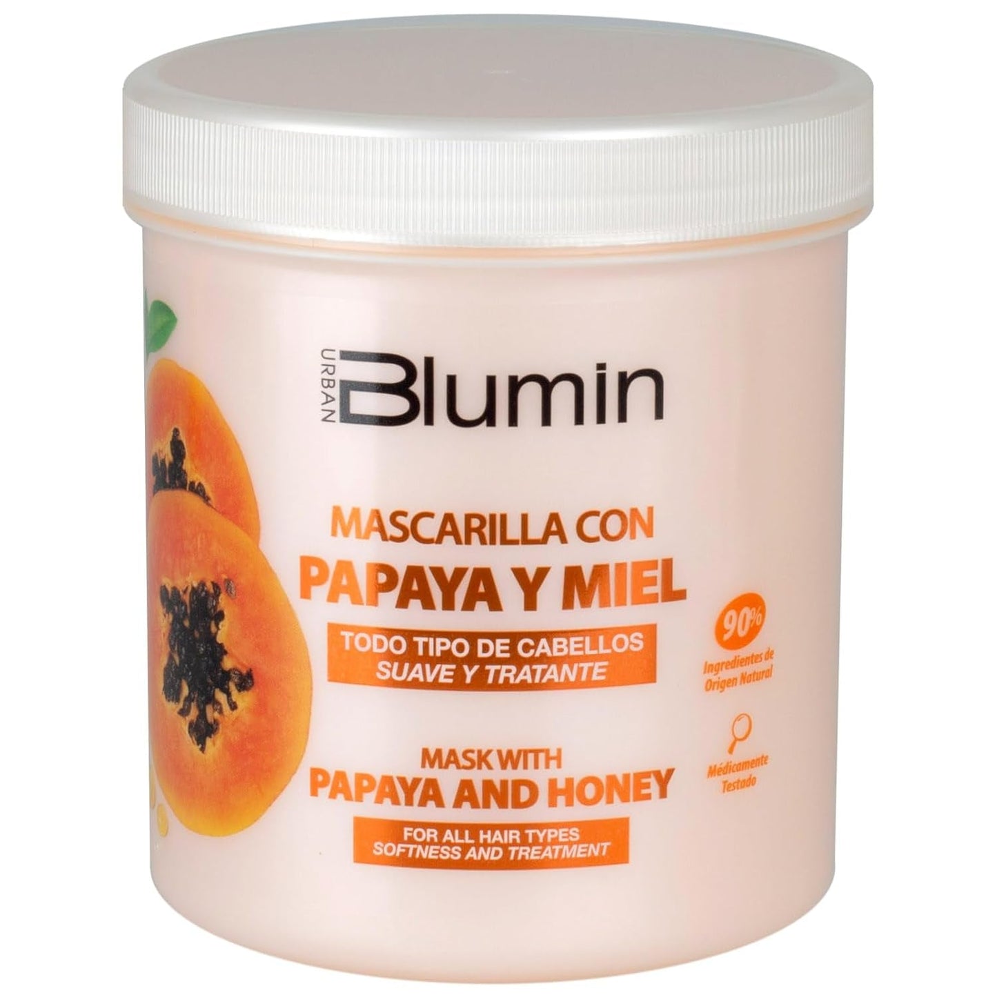 Mască de păr cu papaya și miere, 700 ml Masca de par Naty Shop Titlu implicit