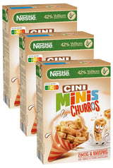 Cereale de mic dejun Churros cu 42% conținut de cereale integrale, pachet de 3 (1x360g)