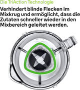 Braun Powerblend 1 JB1050WH - Standmixer Mit 1,5 L Glas-Mixaufsatz, Küchenhelfer Zum Zerkleinern, Pürieren & Mixen, Ice-Crush-Funktion, 2 Geschwindigkeiten, 600 Watt, Weiß Bucatarie Naty Shop