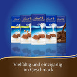 Lindt Ciocolată | Baton cu ciocolată cu lapte și alune | 100g | Ciocolată cu lapte fină, topită, cu bucăți crocante de alune | Baton de ciocolată