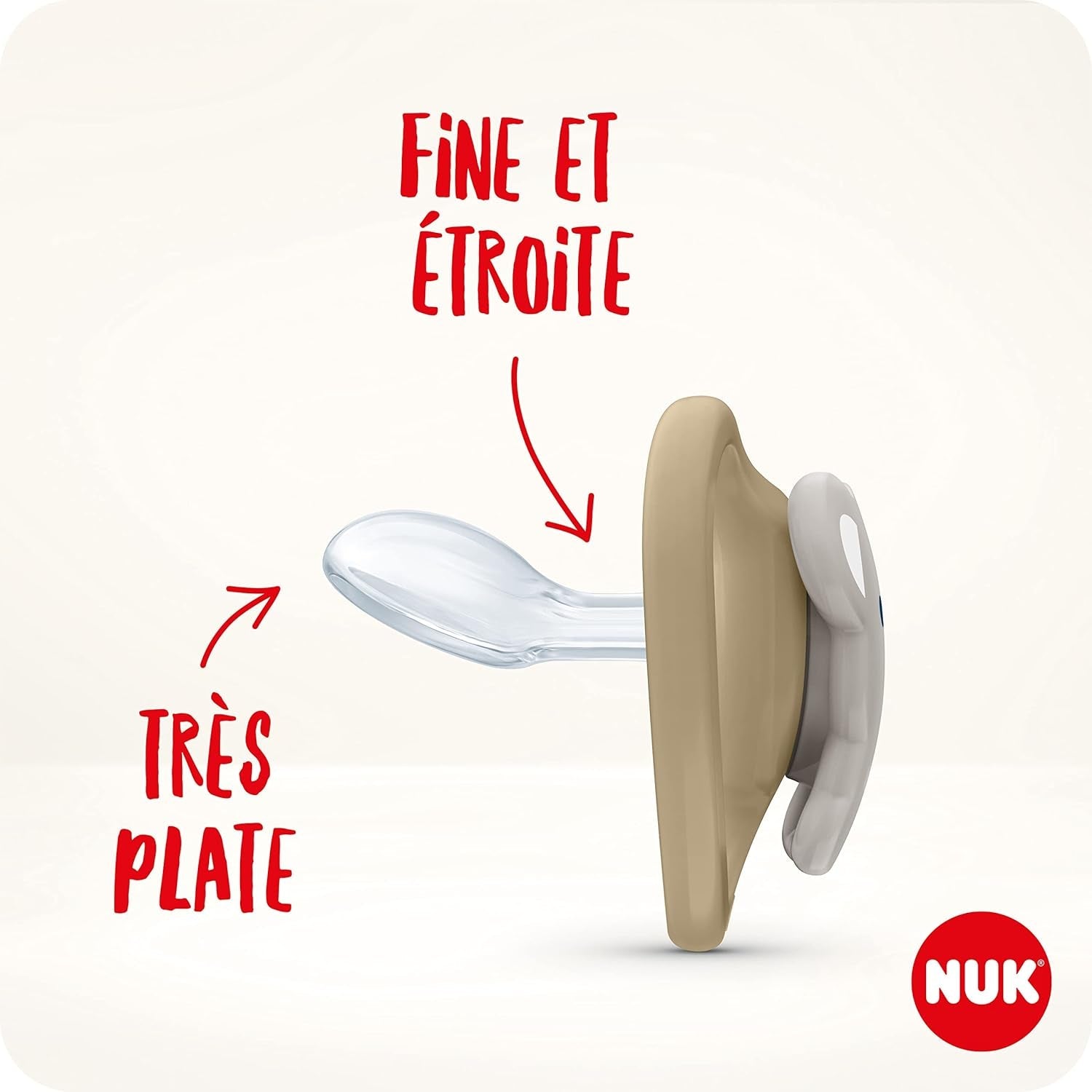 Suzete NUK Space Night, 0-6 luni, orificii de ventilație extra mari, strălucesc în întuneric, silicon fără BPA, vulpe și buburuză, 2 bucăți