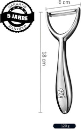 Premium Peeler din oțel inoxidabil pentru fructe și legume Peeler Naty Shop