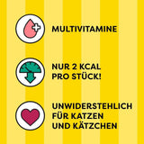 DREAMIES SHAKE UPS Multivitamine Seafood Festival, recompense pentru pisici în pliculețe porționate - 55g (6 pliculețe)