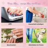 24 bucăți unghii false roz, culoare solidă, autoadezive, unghii artificiale neutre, pătrate medii, gel moale pentru femei, DIY, unghii false strălucitoare cu acoperire completă