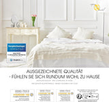 Aqua-Textil 4-sezon plapuma 135X200Cm Pături înnodate împreună Iarna 800G Vara 600G Reglarea climei Oeko-Tex Plapumi si pilote Naty Shop