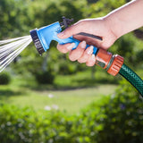 Furtun de grădină Relaxdays 50 m, furtun universal de apă, 1/2 inch, fabricat din PP, pentru udarea straturilor de flori și a peluzelor, verde închis, verde