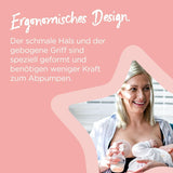 Tommee Tippee Made for Me Manuelle Einzel-Milchpumpe, Starke Saugkraft, Ergonomischer Griff, Tragbare Und Leise Milchpumpe, Samt Babyflasche Accesorii Hrana si Alaptare Bebe Naty Shop