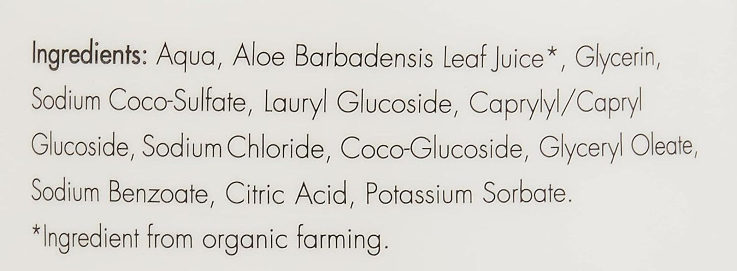 Eco by Naty, gel de duș pentru copii, ingrediente organice pe bază de plante cu 0% parfum, hipoalergenic și testat dermatologic, flacon de 200 ml Copii - Baie si Skincare Naty Shop
