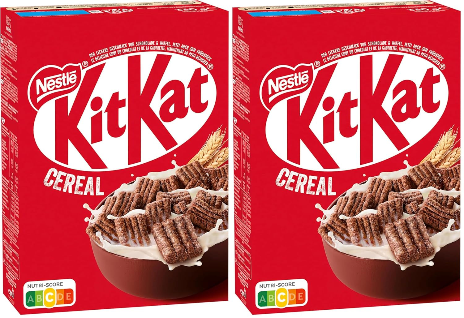 Cereale Nestlé, cereale crocante pentru micul dejun cu napolitană tipică și ciocolată delicioasă, 1 pachet (1 x 330g)