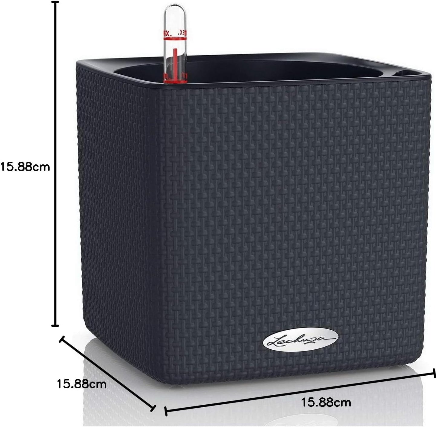 LECHUZA CUBE Culoare 16 gri ardezie 13584