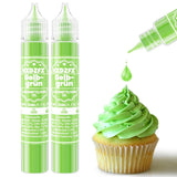 Colorant alimentar în gel - HXDZFX 2×30ml, colorant alimentar fără zahăr, foarte concentrat, pentru decorarea torturilor, fondant alb, macaroane, prăjituri, copt, ouă de Paște, slime (mov struguri)