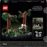 LEGO 75353 Star Wars Pursuit on Endor - Set Diorama, Întoarcerea Cavalerilor Jedi cu Luke Skywalker, Prințesa Leia & Scout Trooper și Speeder Bikes, 40th Anniversary Seturi de constructie Besuche den LEGO-Store