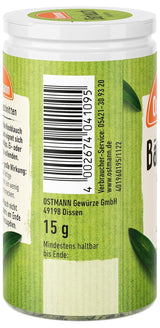 Ostmann Gewürze - Bärlauch geschnitten | Milder Knoblauch-Geschmack | Für Ei- oder Reisgerichte sowie Quarkdips | 15 g in der Streudose