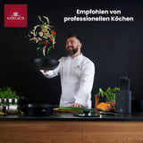 Gerlach Flow Besteck-Set 6 Personen Spülmaschinenfest Essbesteck Besteck Aus Edelstahl Messer Gabel Löffel Teelöffel Tafelbesteck Rostfrei 24 Stk, Silberglänzend Bucatarie Naty Shop