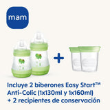 Pompă de sân 2 în 1 electrică și manuală MAM, îndepărtare directă din biberon sau recipient de conservare, stimulare și îndepărtare, afișaj digital Accesorii Hrana si Alaptare Bebe Naty Shop