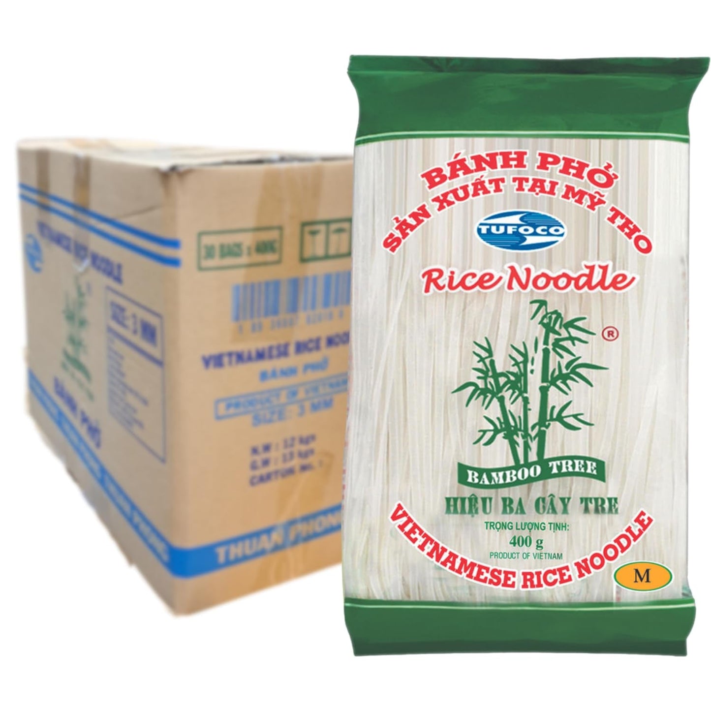 BAMBOO TREE - Reisnudeln 3 Mm. - 1 X 400 GR