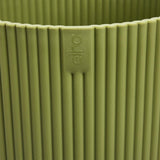 elho Vibes Fold Bowl 25 - Ghiveci de flori de interior - 100% plastic reciclat - Ø 24,9 x H 12,1 cm - Verde/Ferngrün
