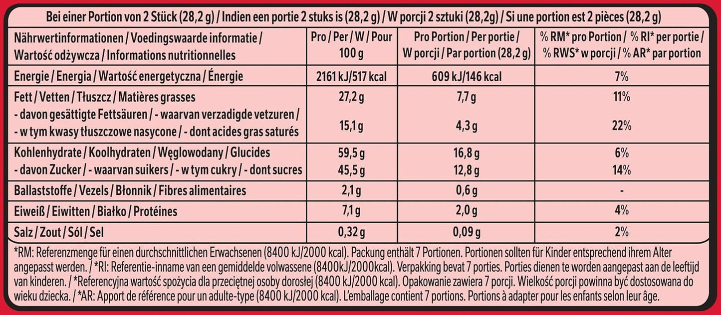 Batoane de ciocolată KitKat Nestlé Mini Mix, cinci arome delicioase, 14 batoane, 1 pachet (1 pungă x 197,4 g)