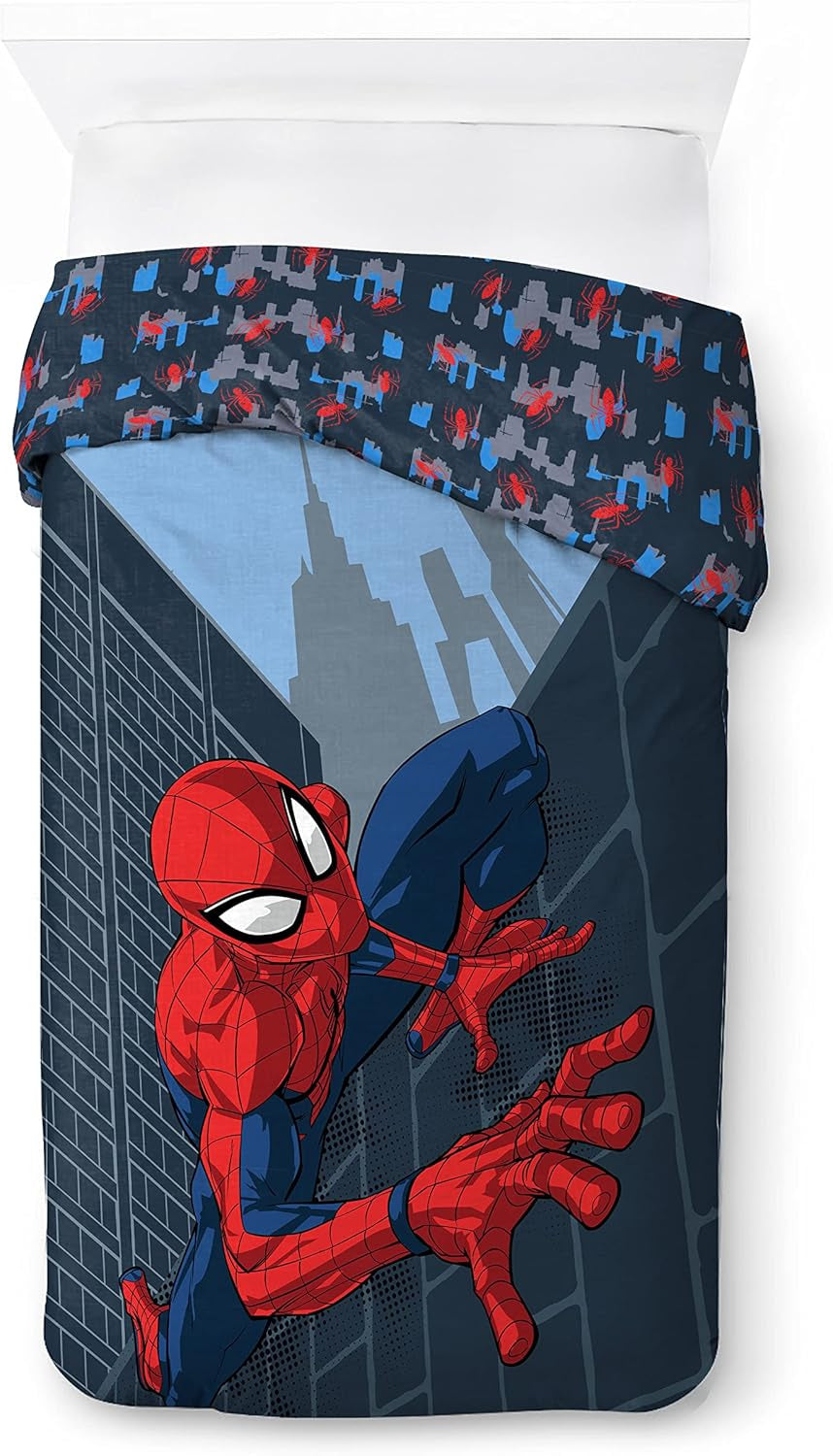 Lenjerie de pat pentru copii, unisex, printese si super eroi, 100% bumbac Lenjerie de pat - copii Naty Shop
