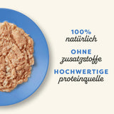 Applaws 100% natürliches Nassfutter für Katzen, Thunfischfilet mit Krabben in Brühe - Packung mit 12 x 70g Beuteln