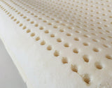 Pernă din latex natural Model Double Wave - Pernă din latex perforată Ultra respirabilă Recuperare naturală și sănătoasă - Cel mai înalt confort Ergonomic Antibacterian - 100% Made in Italy Perne standard Naty Shop