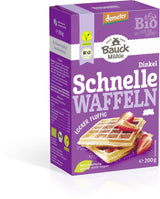 Demeter Bauck Hof Bio Dinkel Waffeln, 200 G Amestec pentru copt si gatit Naty Shop 12 X 200 Gr