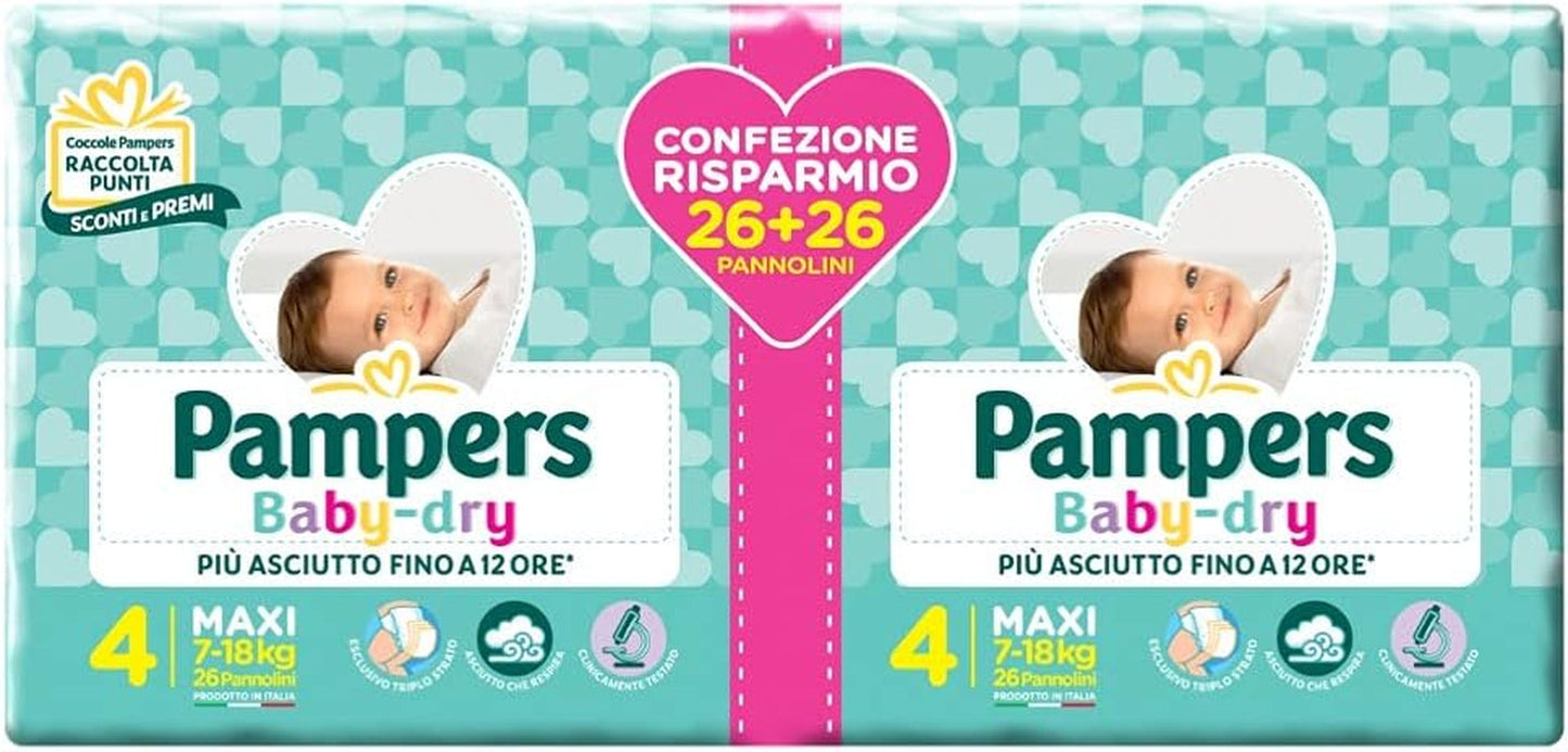 Scutece Pampers 81657566 Baby-Dry Pants, albe