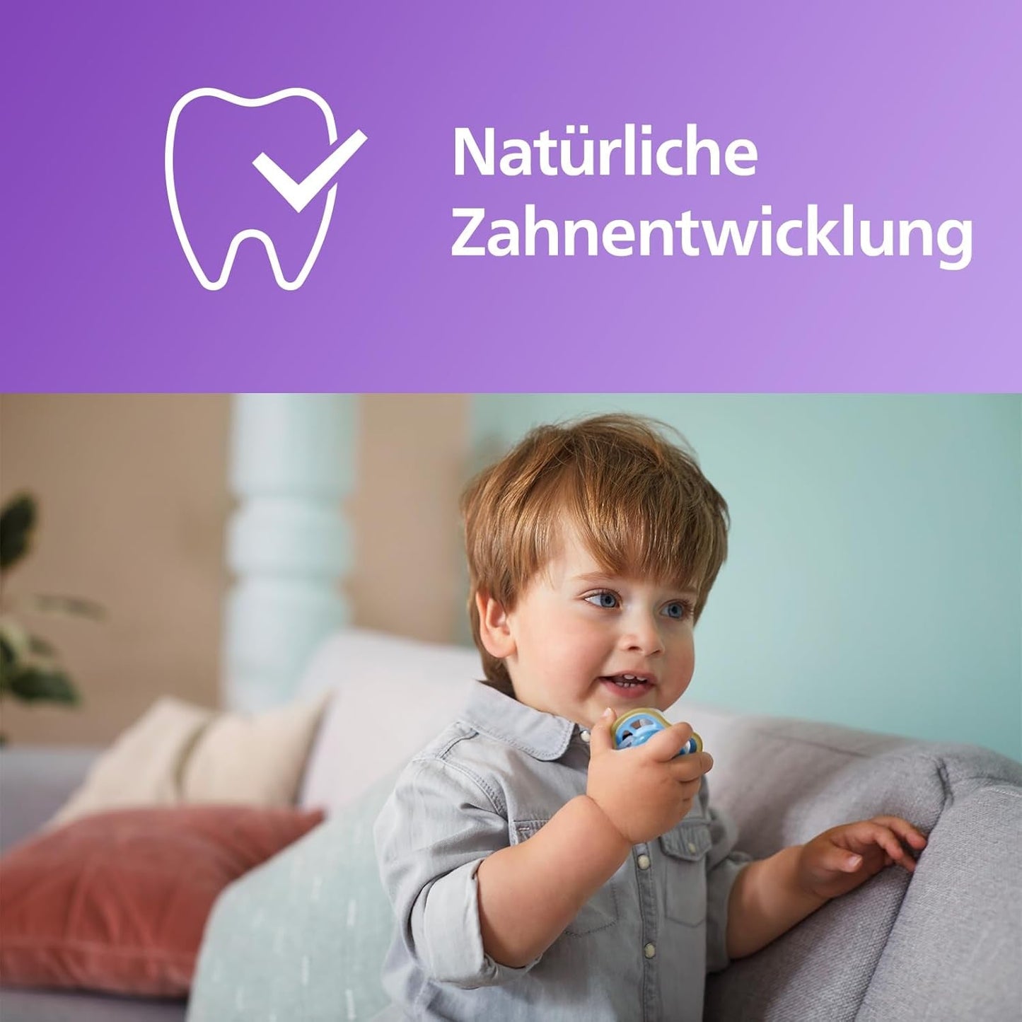 Suzete Philips AVENT ultra air – Suzete ușoare și respirabile pentru bebeluși cu vârsta cuprinsă între 0 și 6 luni, fără BPA, cu recipient de transport ca sterilizator, pachet de 2, model SCF085/24