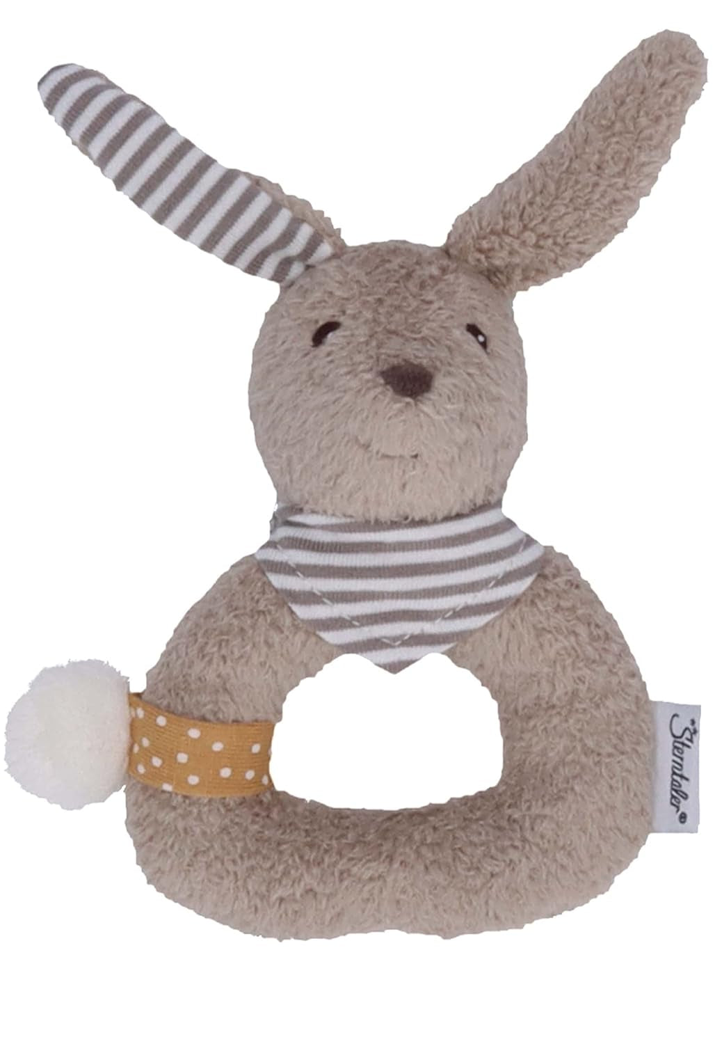 Sterntaler baby unisex jucărie de prins jucărie de prins pentru copii iepuraș fericit - jucărie de prins pentru copii, jucărie de prins pentru copii, jucărie pentru copii - maro Jucarii Bebe Naty Shop