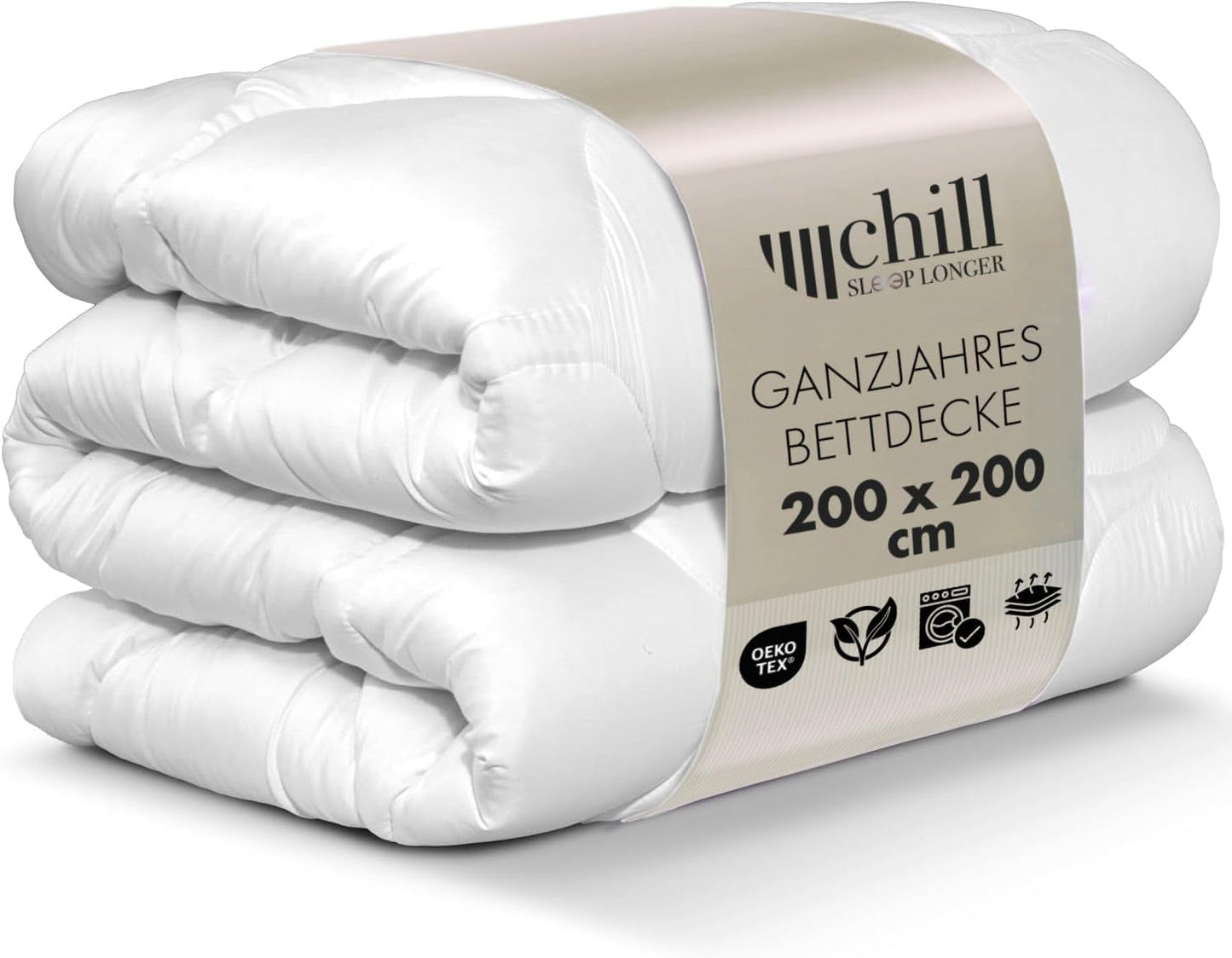 Plapumă pentru toate anotimpurile 135X200 - Plapumă 135X200 Ușoară - Respirabilă și lavabilă și 100% vegană - Plapumă cu plasă climatică și bandă de confort pentru dormit - Umplutură 800G Plapumi si pilote Naty Shop 200 X 200