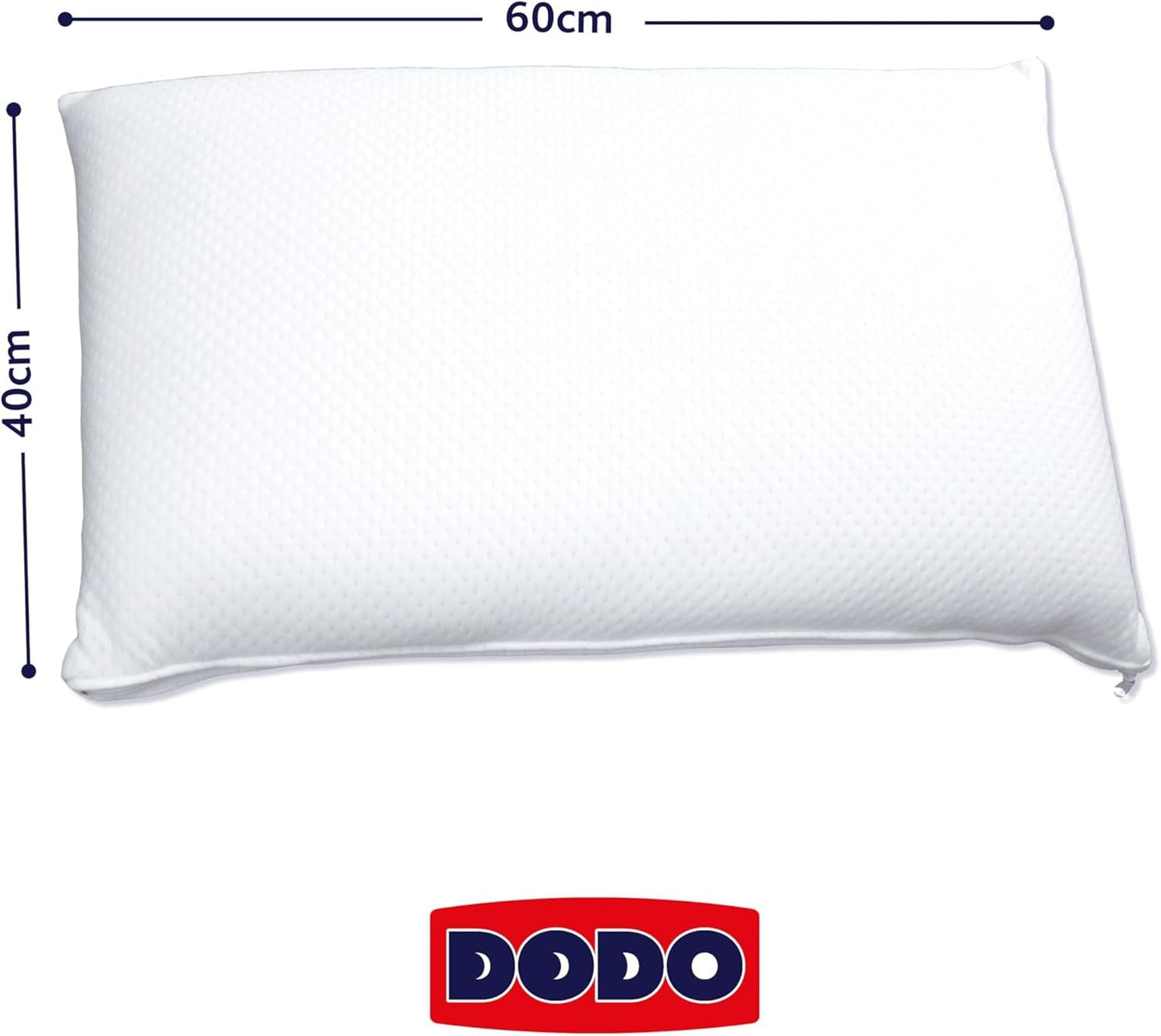 DODO pernă, bloc din spumă viscoelastică, alb, 1 unitate (Lot De 1) Perne standard Naty Shop