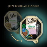 Hrană umedă pentru pisici SHEBA, Colecția Nature's în sos cu somon, 2 x 11 x 85g