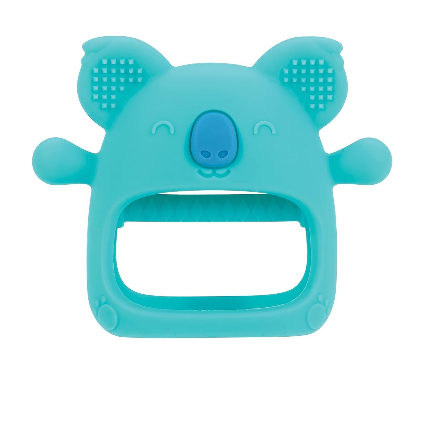 Nuby — Mănușă dentară din silicon, fără BPA, Koala albastră, de la 3 luni