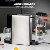 Espressor multicapsule Princess 4 în 1 – 1450 wați, capsule, păstăi, cafea măcinată, fără BPA, 249450, 01.249450.01.001, negru, argintiu