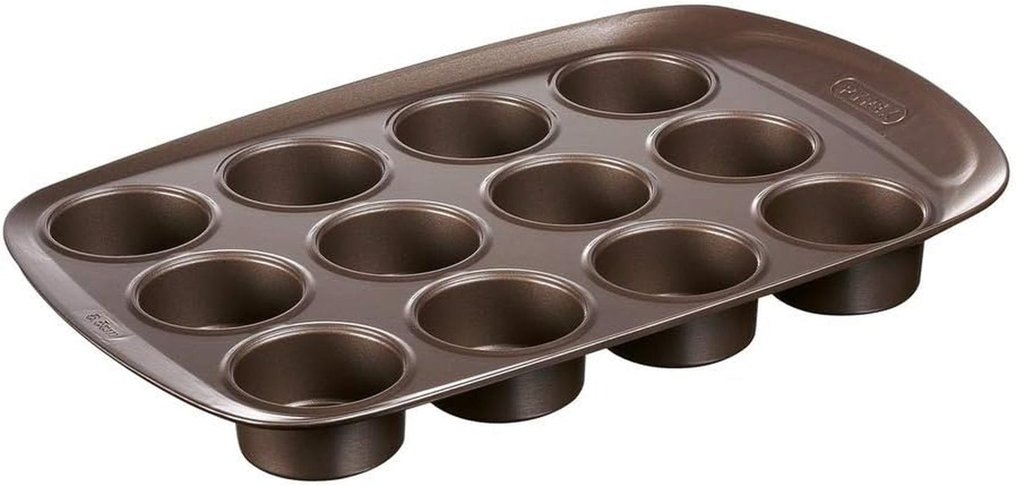 Pyrex BANDEJA 6 MAGDALENAS ASIMETRIA PX Muffinförmchen, Metall, Bunt, 6 Magdalena Matrite si tavi pentru copt Naty Shop 12 Magdalena
