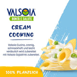 Cremă Condisoia, cremă ideală pentru gătit pentru persoanele cu intoleranță la lactoză, vegani și vegetarieni, versatilă în bucătărie, 6 x 200 g