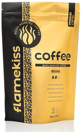 Boabe de cafea 250g – Boabe de espresso Arabica și Robusta de înaltă calitate, prăjite manual în lemn, pentru gustul plin și aromat al boabelor de cafea