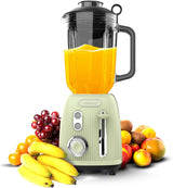 Cecotec Standmixer Retro Power Black Titanium Retrogreen. 1200W Maximale Leistung, 2 Geschwindigkeiten, 4-Klingen-Messer Mit Schwarzer Titanbeschichtung Und 1,5L Krug, Vintage-Design in Grün Bucatarie Naty Shop Green