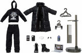 Rainbow High Shadow High - REXX McQueen - Păpușă neagră la modă cu ținută la modă și peste 10 accesorii de joacă colorate - Ideală pentru colecționari și copii cu vârsta cuprinsă între 4 și 12 ani